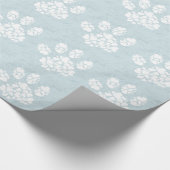 Dog paw print. Pet lover. Geschenkpapier (Ecke)