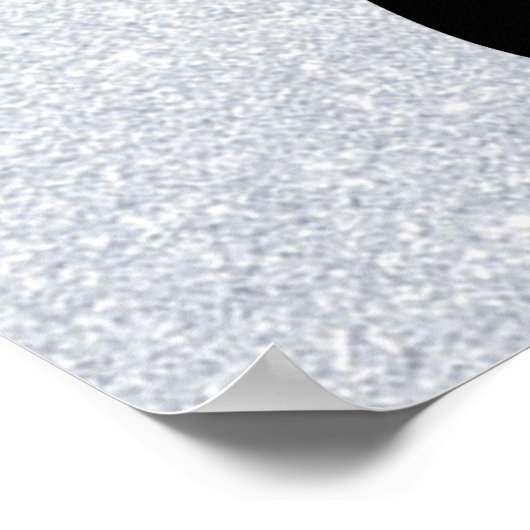 Dog Paw Print Poster (Ecke)