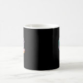 Dog Paw Print Psychedelic Gefärbte Krawatte Englis Kaffeetasse (Mittel)