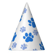 Dog Paw Print Simple Animal Lover Cute Puppies Partyhütchen (Links)