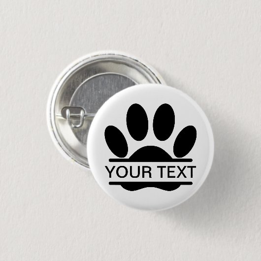 Dog Paw Print Split Zeichnend Tablette mit benutze Button (Vorne & Hinten)