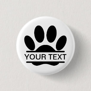 Dog Paw Print Split Zeichnend Tablette mit benutze Button