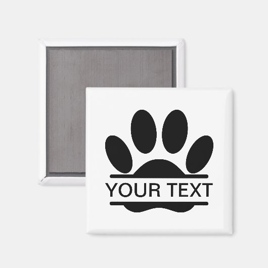 Dog Paw Print Split Zeichnend Tablette mit benutze Magnet (Vorderseite/Rückseite)