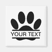 Dog Paw Print Split Zeichnend Tablette mit benutze Magnet (Vorne)