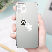 Dog Paw Print Sticker Pack  (Telefon)