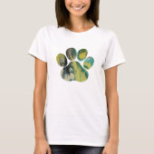 Dog Paw Print T-Shirt (Vorderseite)