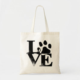 Dog Paw Print Toe Bag Tragetasche