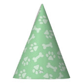 Dog Paw Print und Dog Bones Partyhütchen (Links)