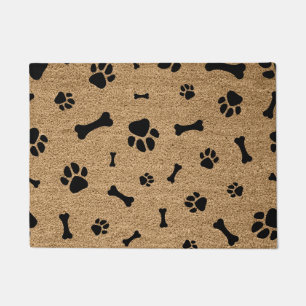 Dog Paw Prints Fußmatte