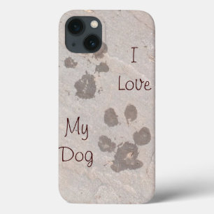 Dog Paw Prints - I Liebe Mein Dog iPad Fall Case-Mate iPhone Hülle