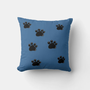 Dog Paw Prints Kissen
