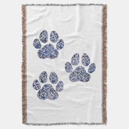Dog Paw Prints - Portugiesische Tiles Decke