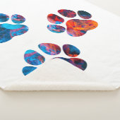 Dog Paw Prints - Tinte in Wasser Sherpadecke (3/4)