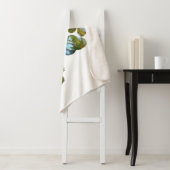 Dog Paw Prints - Tropische Palmen Sherpadecke (Beispiel)