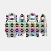 Dog Paw Quilt Muster Print Custom Geschenkschachtel (Ungefaltet)