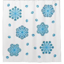 Dog Paw Snowflake
