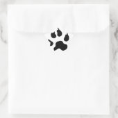Dog Paw Stern-Aufkleber (Tasche)
