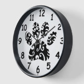 Dog Paw Tattoo Tribal Print Uhr (Winkel)