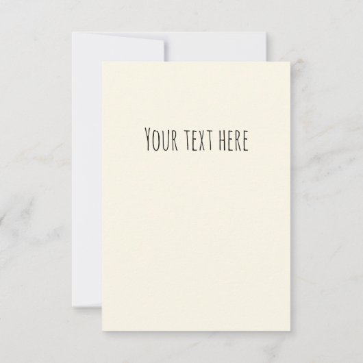 Dog Paw Tracks Custom Cream Off White Dankeskarte (Rückseite)