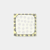 Dog Paw Tracks Sprechblase Post-it Klebezettel (Vorderseite)