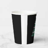 Dog Paw Weihnachtsbaum Niedlich Xmas Geschenk Welp Pappbecher (Rechts)