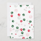 Dog Paw Weihnachtsbaum | Weihnachten (Rückseite)