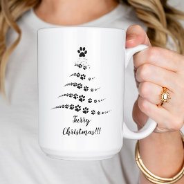 Dog Paw Weihnachtsbaum | Weihnachten Tasse