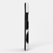 Dog Paw Zeichnend in Schwarz Case-Mate iPhone Hülle (Hinten/Rechts)