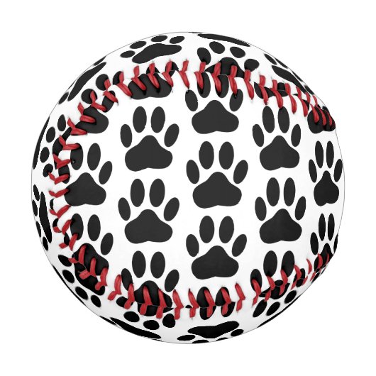 Dog Pawprint Baseball (Vorderseite Links)