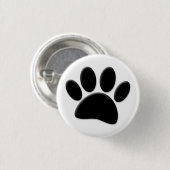 Dog Pawprint Button (Vorne & Hinten)