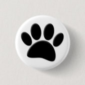 Dog Pawprint Button (Vorderseite)