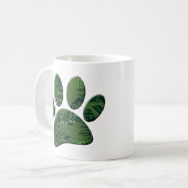 Dog Pawprint Circuit Board Kaffeetasse (Vorderseite Links)