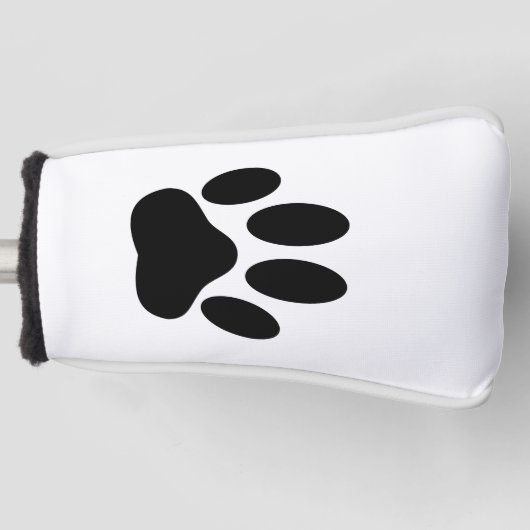 Dog Pawprint Golf Headcover (Vorderseite)