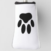 Dog Pawprint Golf Headcover (Rotieren 90)
