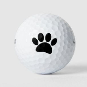 Dog Pawprint Golfball