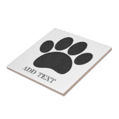 Dog Pawprint Imitate Sticken Sie Ihren eigenen Tex Fliese (Seite)