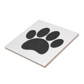 Dog Pawprint Imitate Stickerei Fliese (Seite)