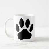 Dog Pawprint Kaffeetasse (Links)