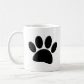 Dog Pawprint Kaffeetasse (Links)