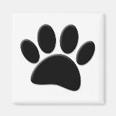 Dog Pawprint Magnet (Vorne)