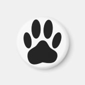 Dog Pawprint Magnet (Vorne)