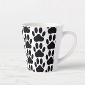 Dog Pawprint Muster Milchtasse (Rechts)