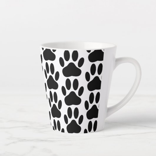 Dog Pawprint Muster Milchtasse (Rechts)