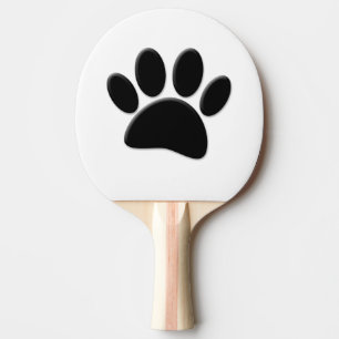 Dog Pawprint Tischtennis Schläger