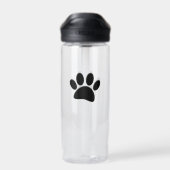 Dog Pawprint Trinkflasche (Rückseite)
