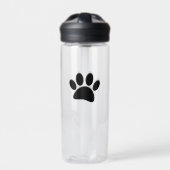 Dog Pawprint Trinkflasche (Vorderseite)