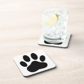 Dog Pawprint Untersetzer (Rechte Seite)