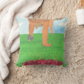 Dog paws and cherry pillow kissen (Decke)