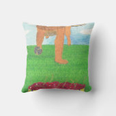 Dog paws and cherry pillow kissen (Rückseite)