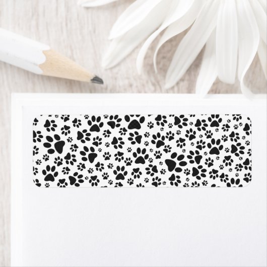 Dog Paws Black and White Polka Dot (Insitu)
